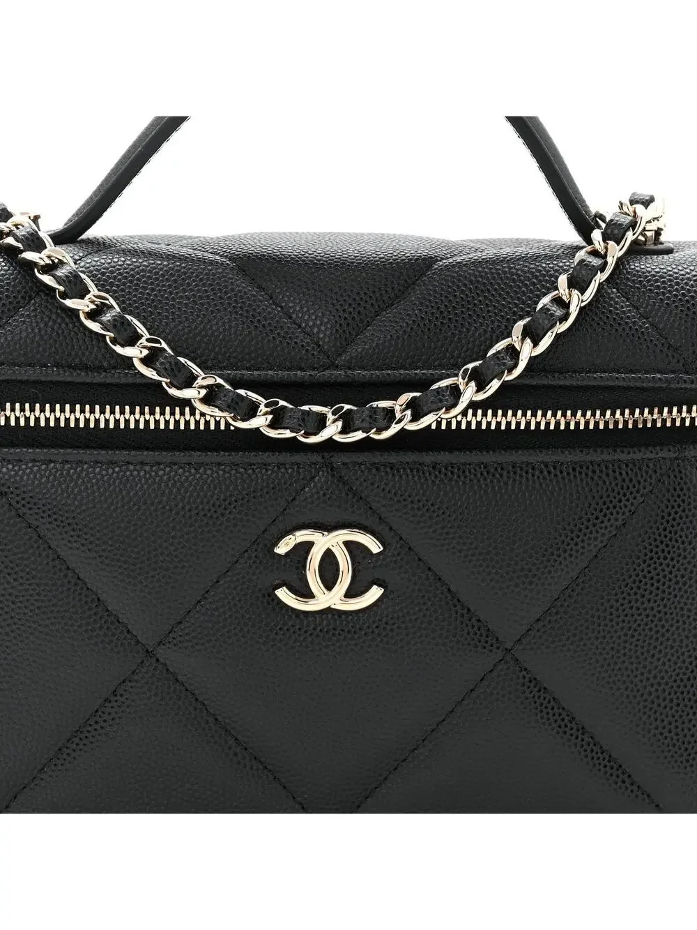 Chanel Caviar Quilted Top Handle Slim #295668C44B